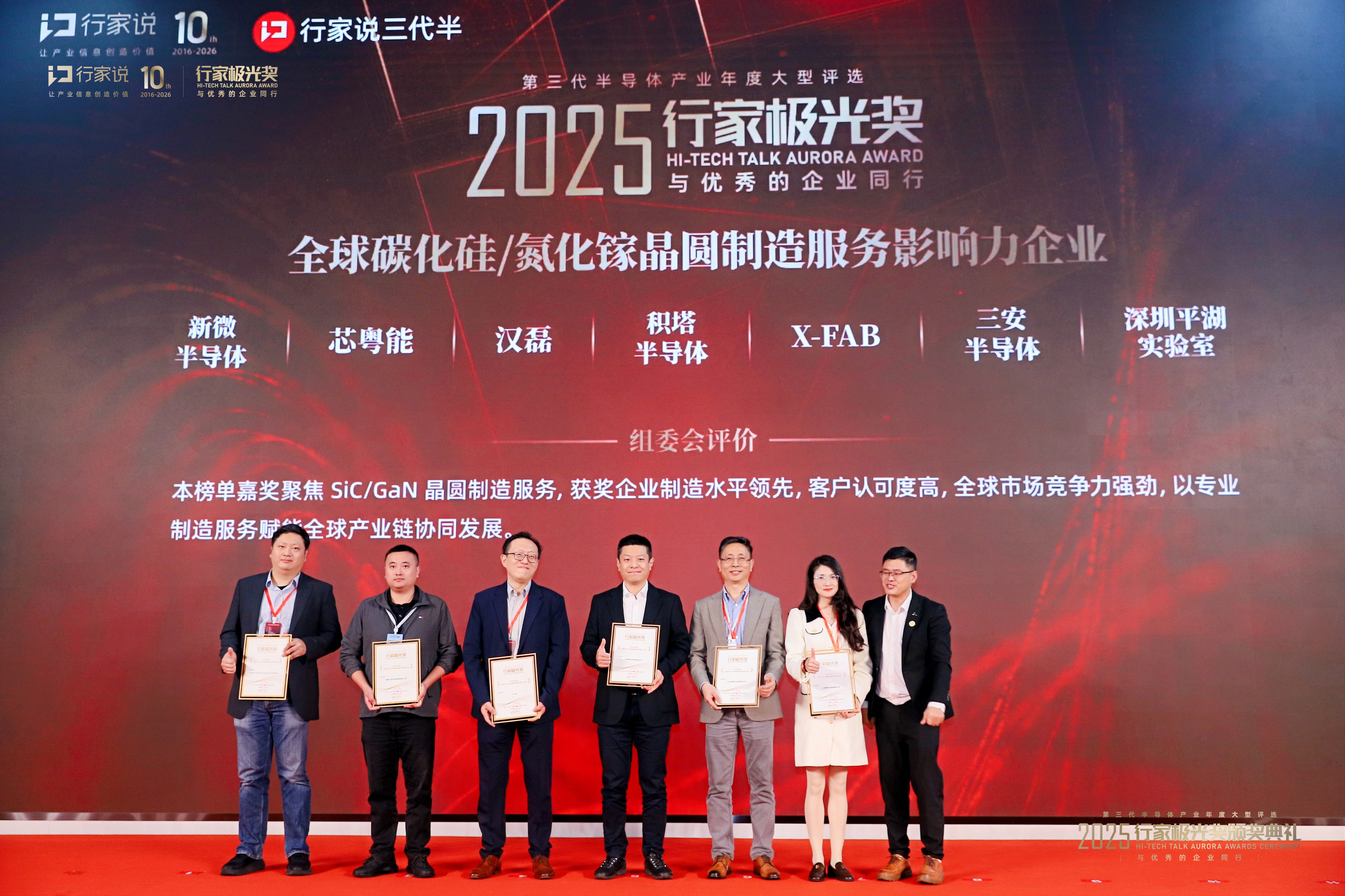 太阳集团官网8722半导体荣膺“内行极光奖”2025年度全球SiC晶圆造作服务影响力企业.jpg